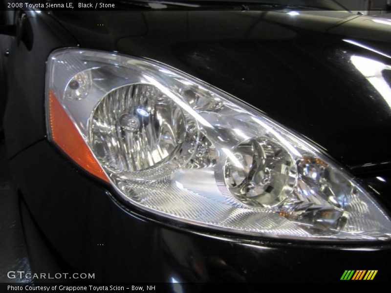 Black / Stone 2008 Toyota Sienna LE