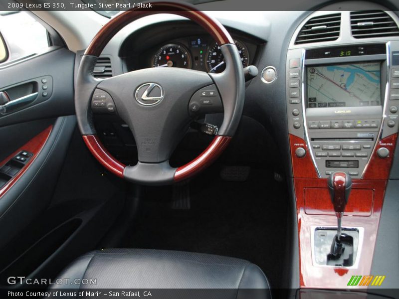 Tungsten Silver Pearl / Black 2009 Lexus ES 350