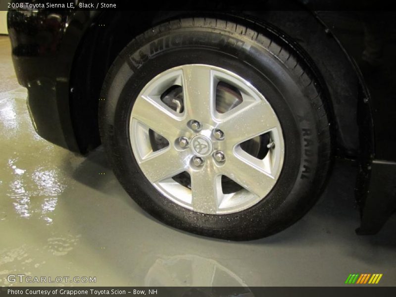 Black / Stone 2008 Toyota Sienna LE