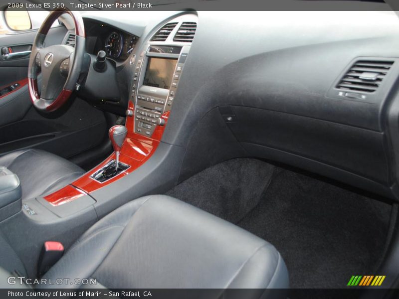 Tungsten Silver Pearl / Black 2009 Lexus ES 350