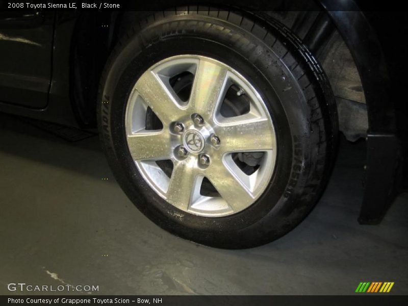 Black / Stone 2008 Toyota Sienna LE
