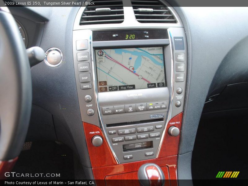 Tungsten Silver Pearl / Black 2009 Lexus ES 350
