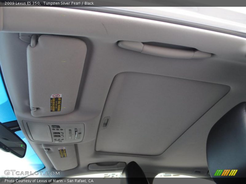 Tungsten Silver Pearl / Black 2009 Lexus ES 350