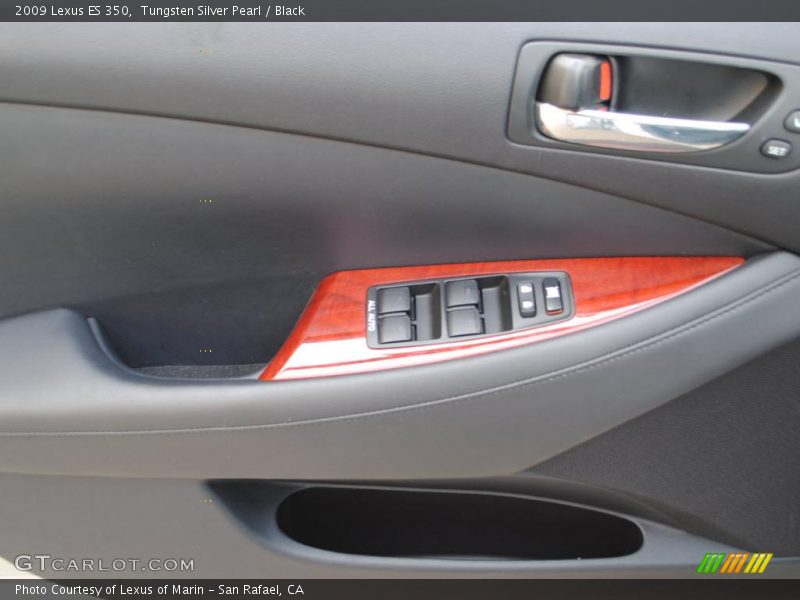Tungsten Silver Pearl / Black 2009 Lexus ES 350