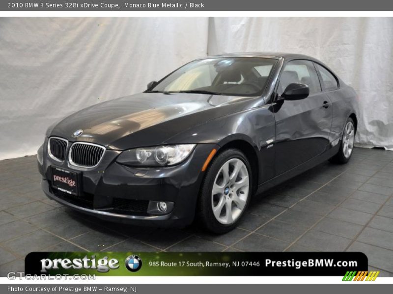 Monaco Blue Metallic / Black 2010 BMW 3 Series 328i xDrive Coupe