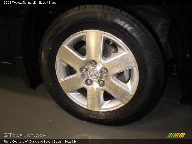 Black / Stone 2008 Toyota Sienna LE
