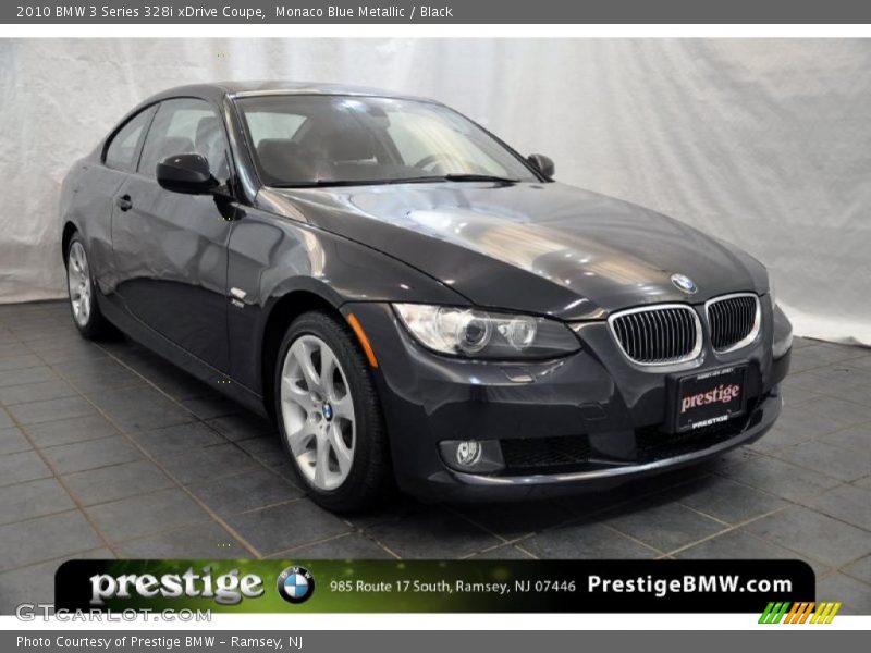 Monaco Blue Metallic / Black 2010 BMW 3 Series 328i xDrive Coupe