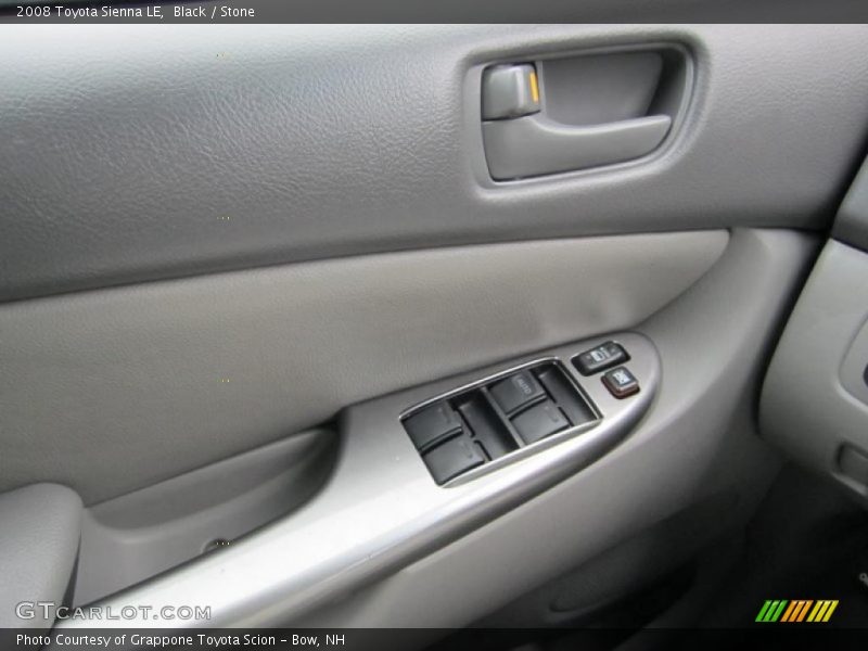 Black / Stone 2008 Toyota Sienna LE