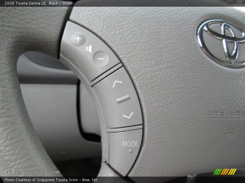 Black / Stone 2008 Toyota Sienna LE