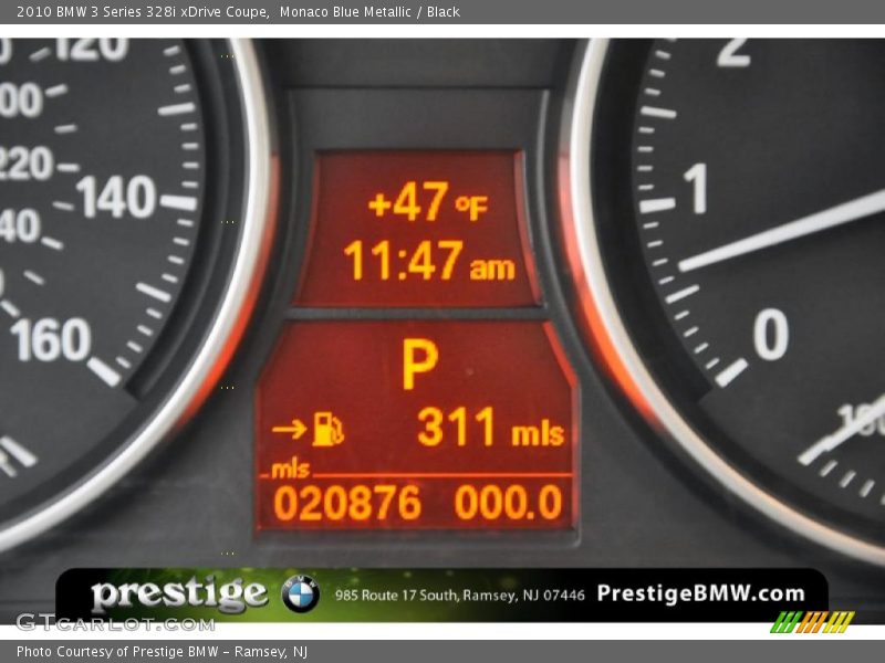 Monaco Blue Metallic / Black 2010 BMW 3 Series 328i xDrive Coupe
