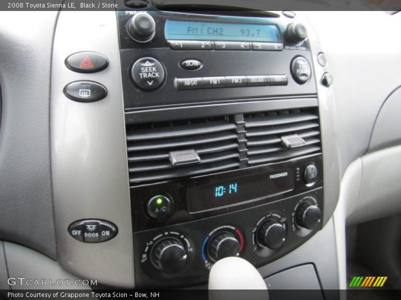 Black / Stone 2008 Toyota Sienna LE
