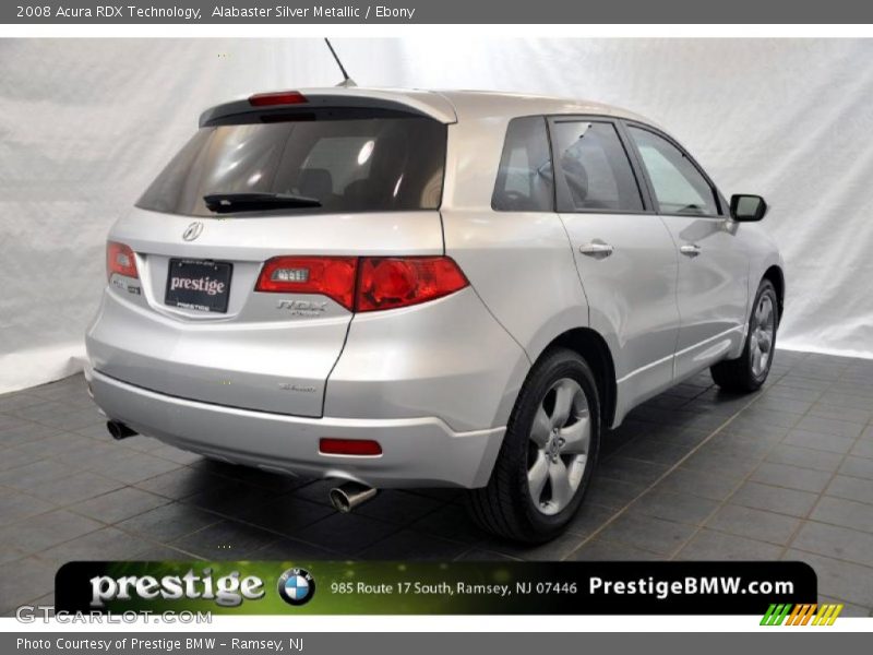 Alabaster Silver Metallic / Ebony 2008 Acura RDX Technology