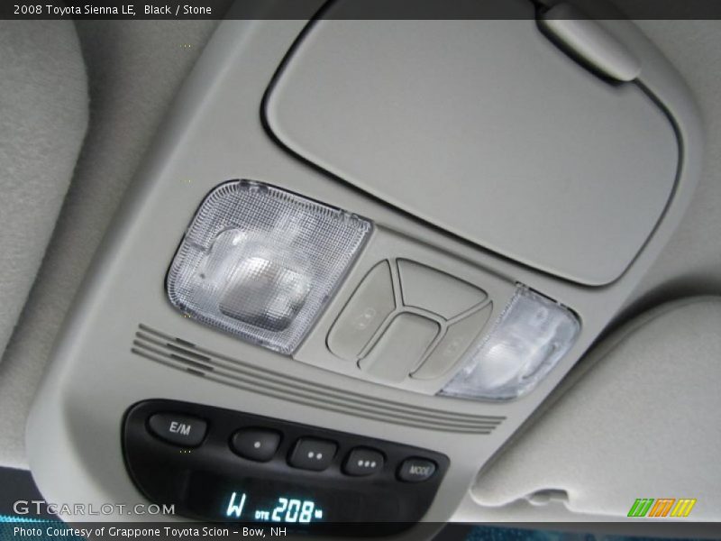 Black / Stone 2008 Toyota Sienna LE