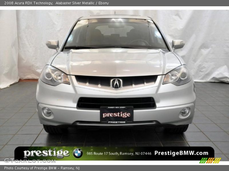 Alabaster Silver Metallic / Ebony 2008 Acura RDX Technology