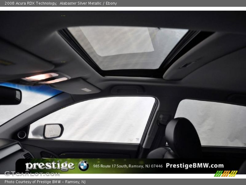 Alabaster Silver Metallic / Ebony 2008 Acura RDX Technology