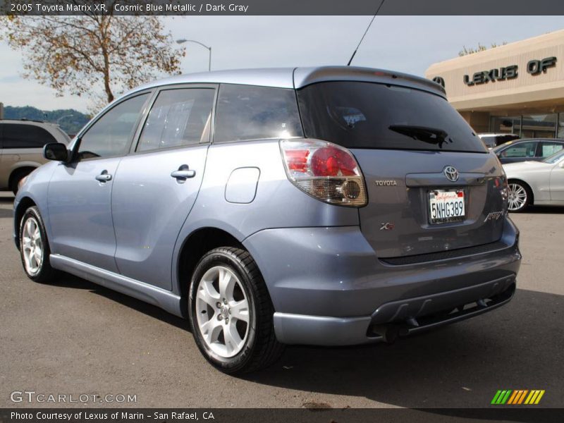 Cosmic Blue Metallic / Dark Gray 2005 Toyota Matrix XR