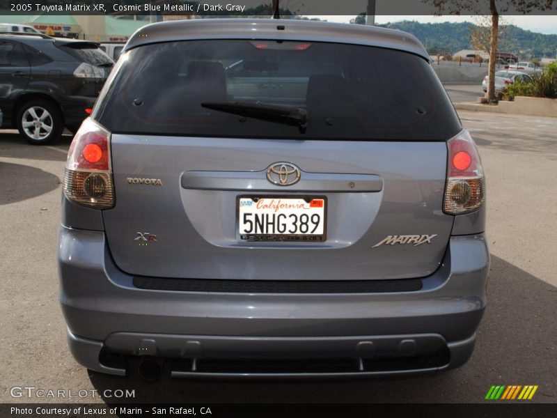 Cosmic Blue Metallic / Dark Gray 2005 Toyota Matrix XR