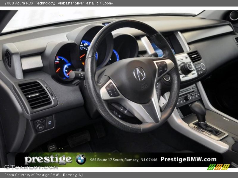 Alabaster Silver Metallic / Ebony 2008 Acura RDX Technology