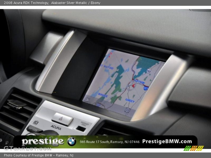 Alabaster Silver Metallic / Ebony 2008 Acura RDX Technology