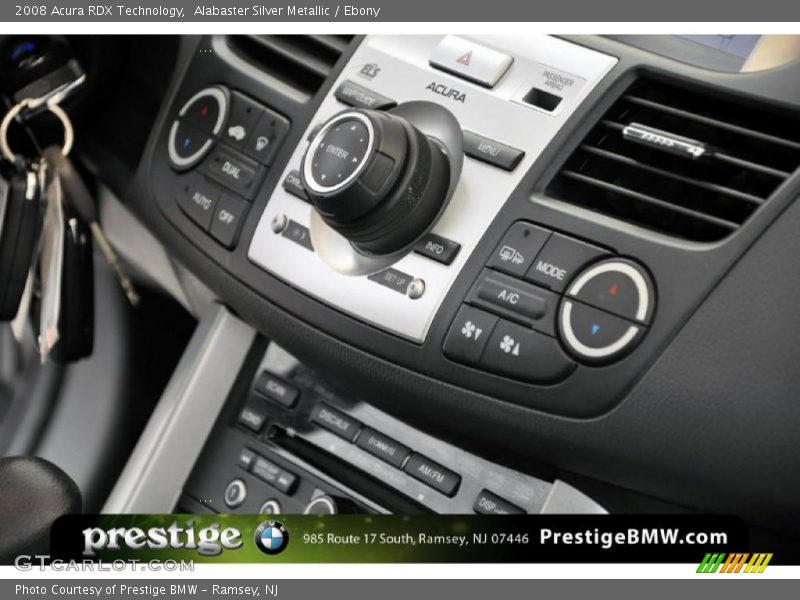 Alabaster Silver Metallic / Ebony 2008 Acura RDX Technology