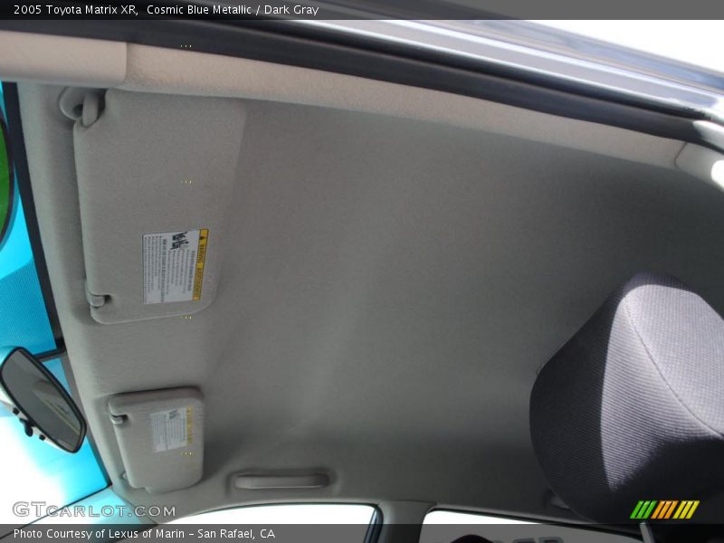 Cosmic Blue Metallic / Dark Gray 2005 Toyota Matrix XR