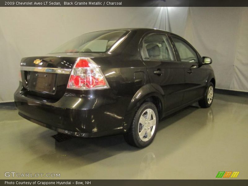 Black Granite Metallic / Charcoal 2009 Chevrolet Aveo LT Sedan