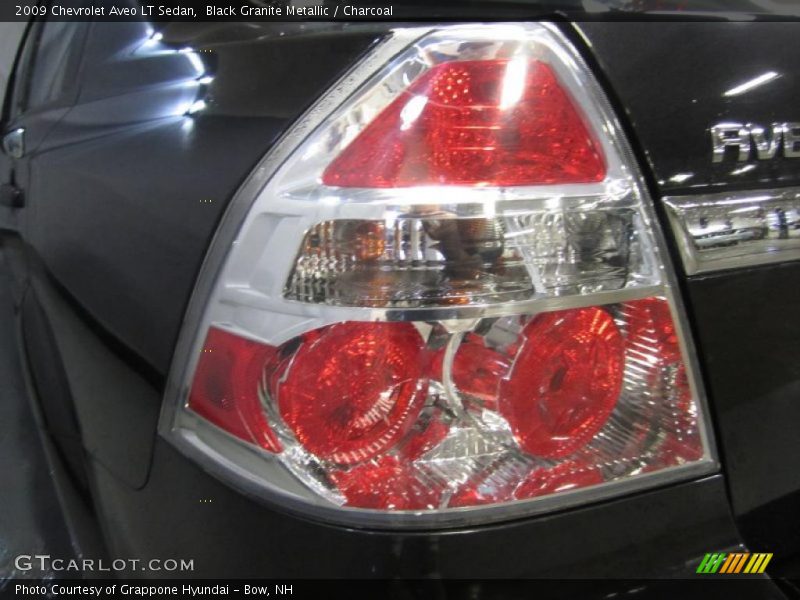 Black Granite Metallic / Charcoal 2009 Chevrolet Aveo LT Sedan