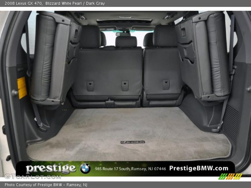 Blizzard White Pearl / Dark Gray 2008 Lexus GX 470
