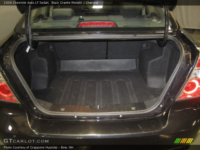 Black Granite Metallic / Charcoal 2009 Chevrolet Aveo LT Sedan
