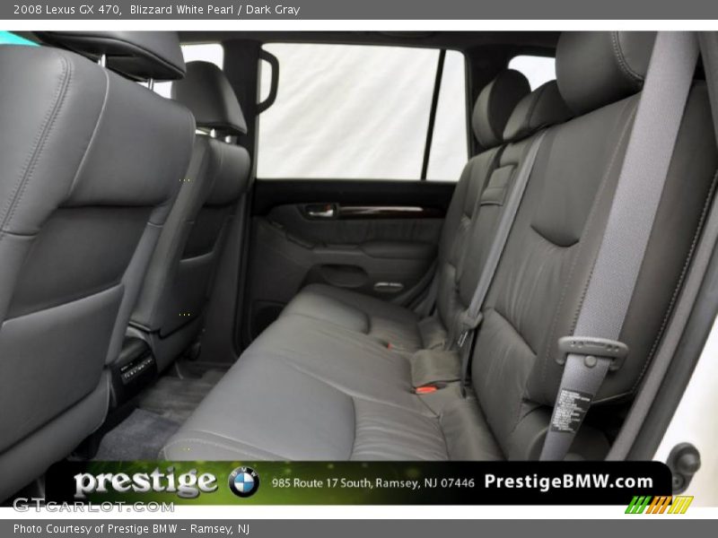 Blizzard White Pearl / Dark Gray 2008 Lexus GX 470