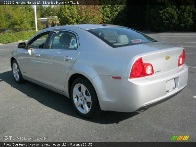 Silver Ice Metallic / Titanium 2011 Chevrolet Malibu LS