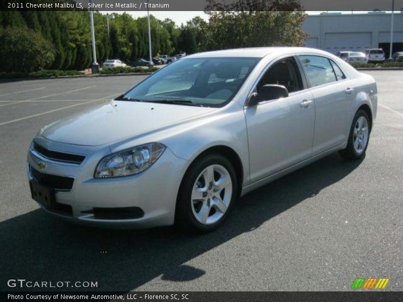 Silver Ice Metallic / Titanium 2011 Chevrolet Malibu LS