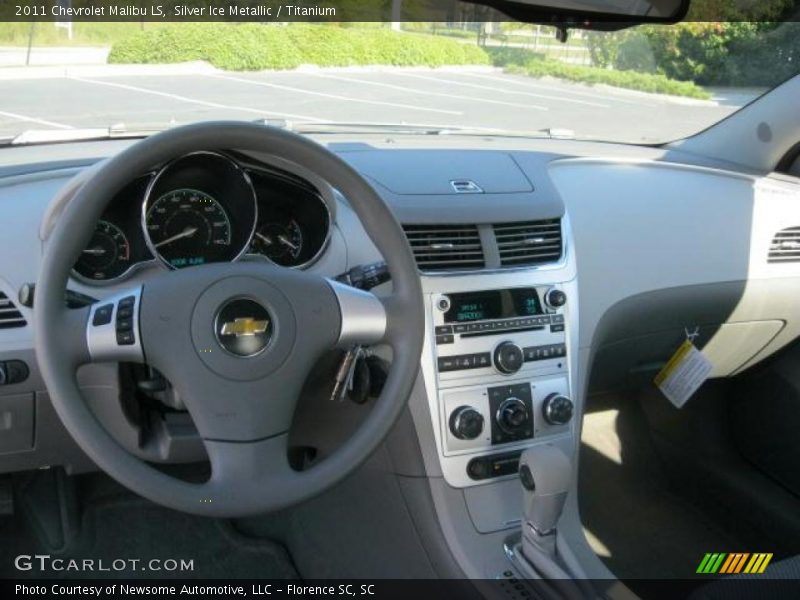Silver Ice Metallic / Titanium 2011 Chevrolet Malibu LS