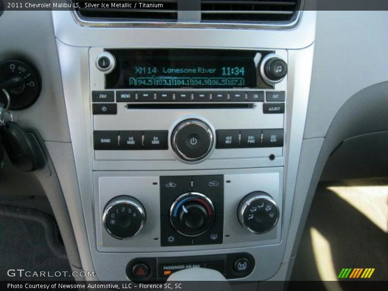 Silver Ice Metallic / Titanium 2011 Chevrolet Malibu LS