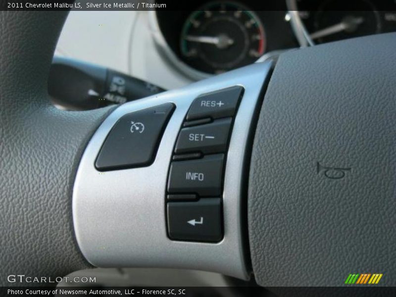 Silver Ice Metallic / Titanium 2011 Chevrolet Malibu LS