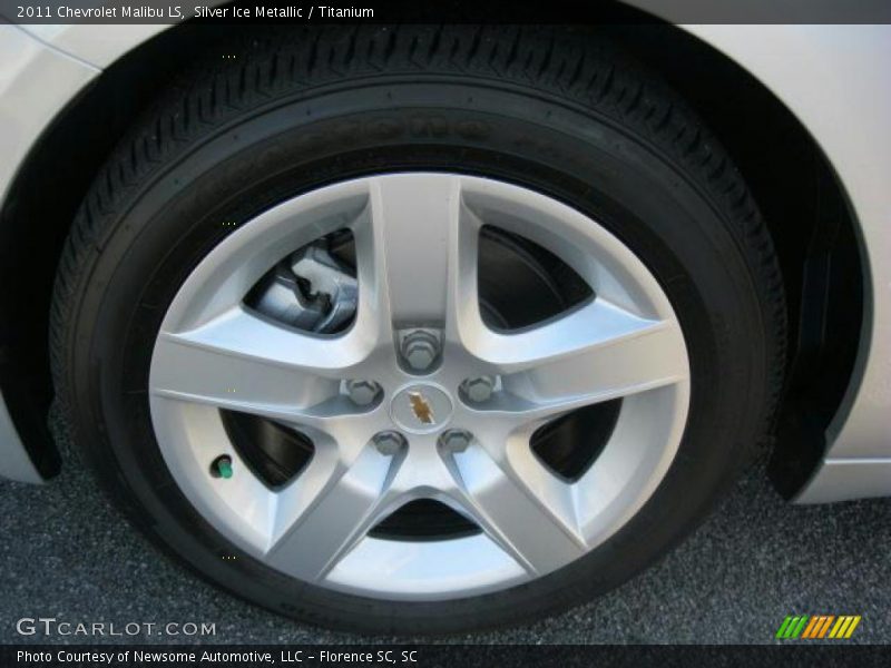 Silver Ice Metallic / Titanium 2011 Chevrolet Malibu LS