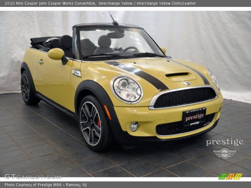 Front 3/4 View of 2010 Cooper John Cooper Works Convertible