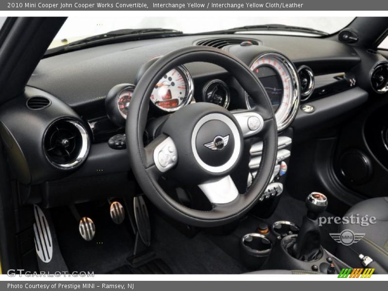 Dashboard of 2010 Cooper John Cooper Works Convertible