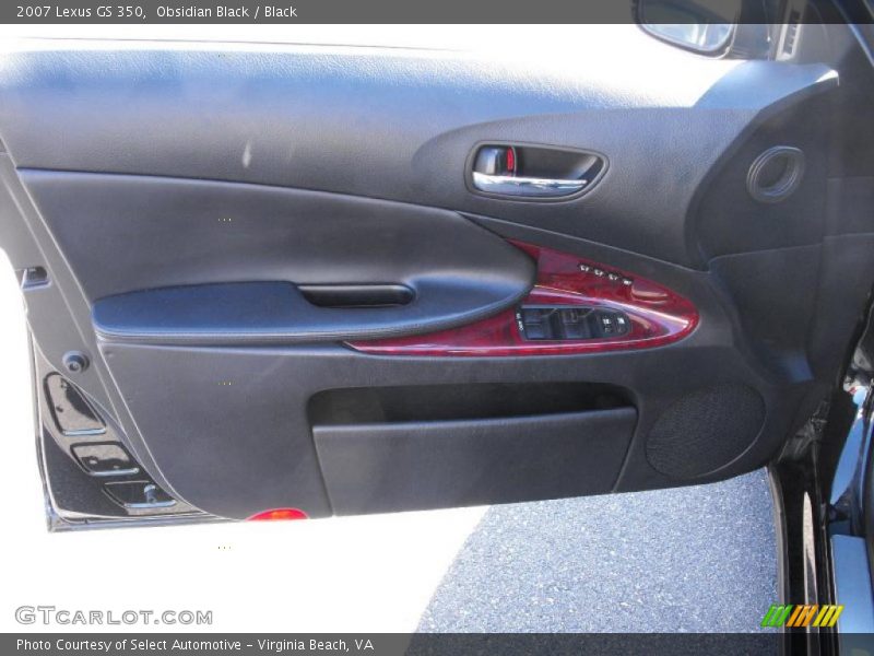 Obsidian Black / Black 2007 Lexus GS 350