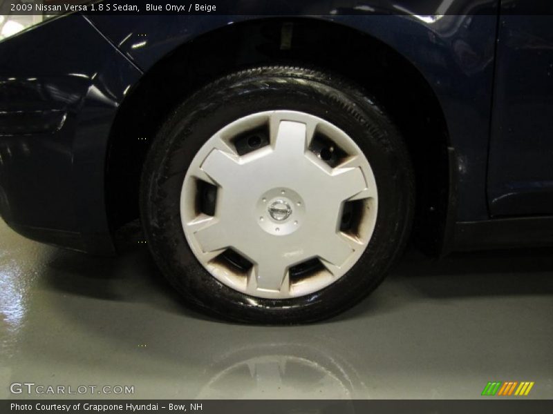 Blue Onyx / Beige 2009 Nissan Versa 1.8 S Sedan
