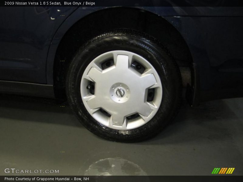 Blue Onyx / Beige 2009 Nissan Versa 1.8 S Sedan