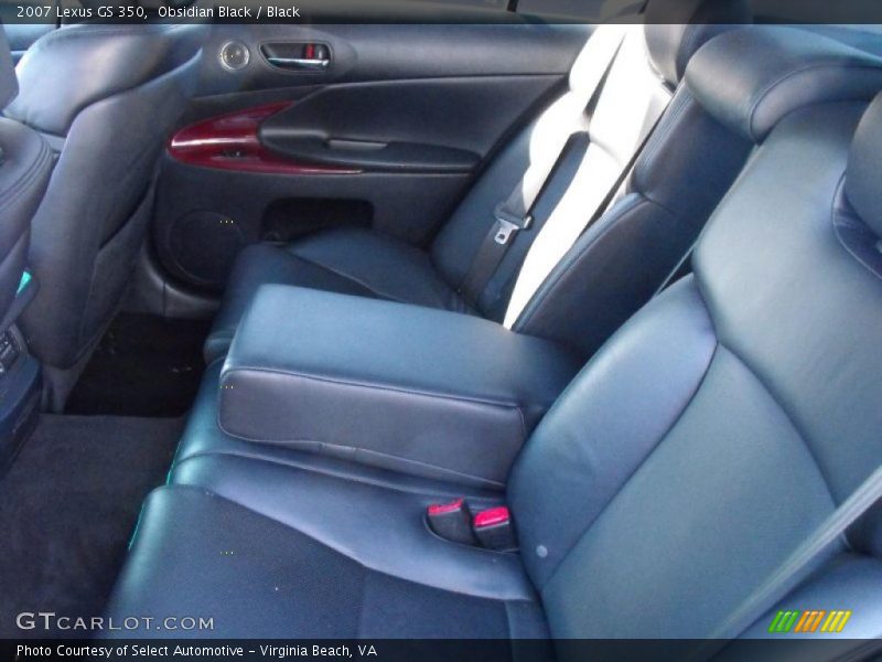 Obsidian Black / Black 2007 Lexus GS 350