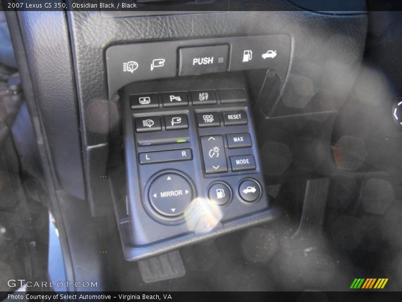 Obsidian Black / Black 2007 Lexus GS 350
