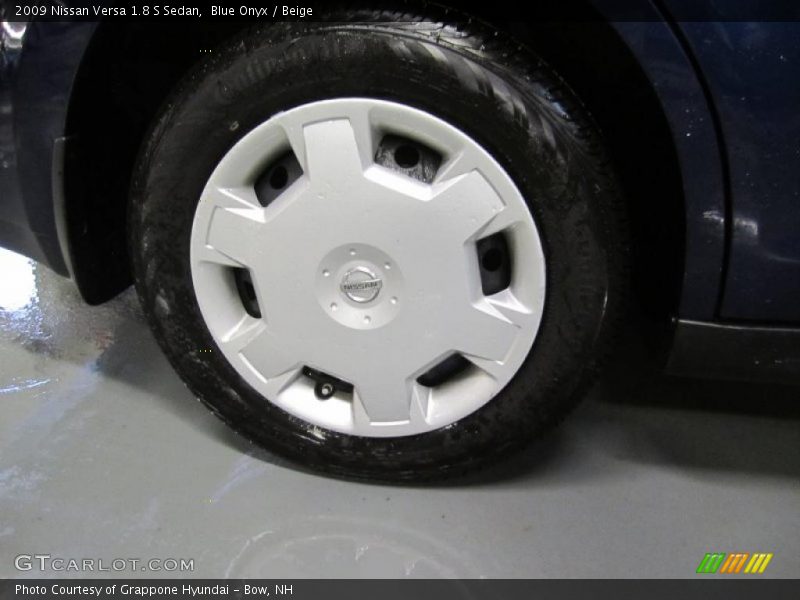 Blue Onyx / Beige 2009 Nissan Versa 1.8 S Sedan