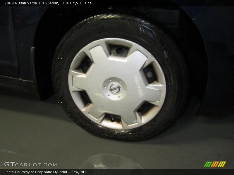 Blue Onyx / Beige 2009 Nissan Versa 1.8 S Sedan