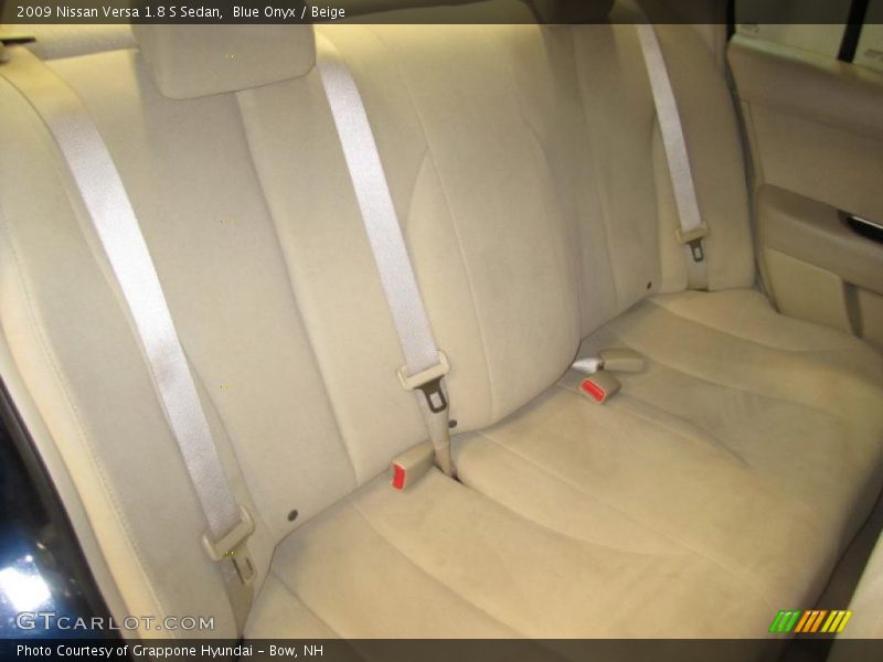 Blue Onyx / Beige 2009 Nissan Versa 1.8 S Sedan