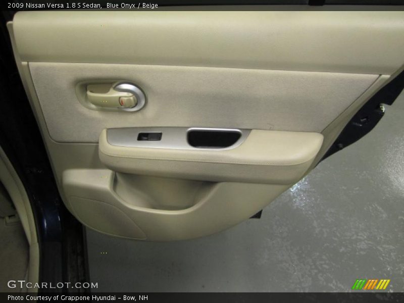 Blue Onyx / Beige 2009 Nissan Versa 1.8 S Sedan