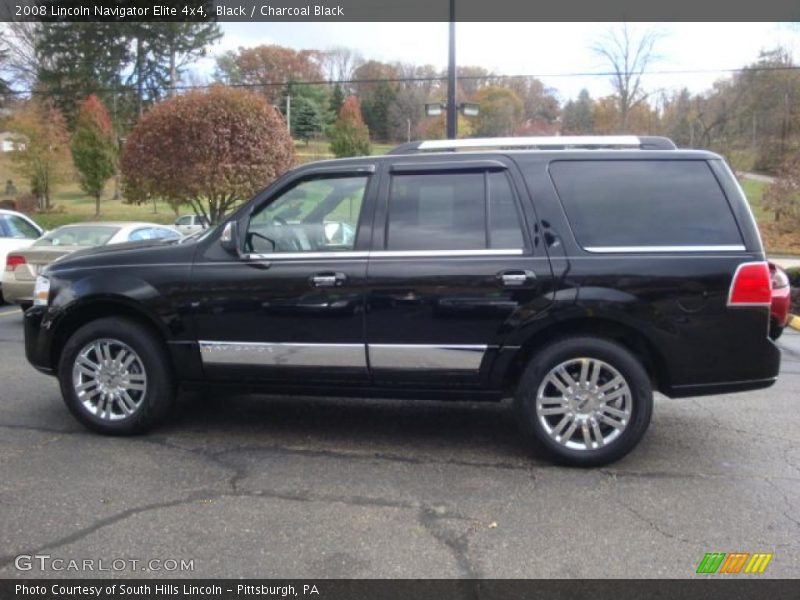 Black / Charcoal Black 2008 Lincoln Navigator Elite 4x4