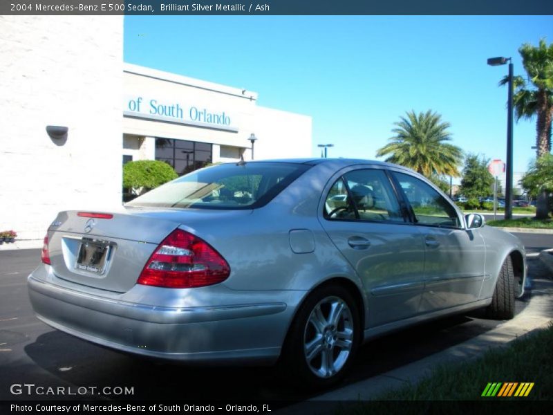 Brilliant Silver Metallic / Ash 2004 Mercedes-Benz E 500 Sedan