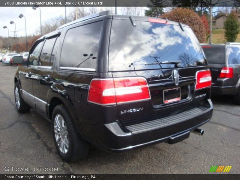 Black / Charcoal Black 2008 Lincoln Navigator Elite 4x4